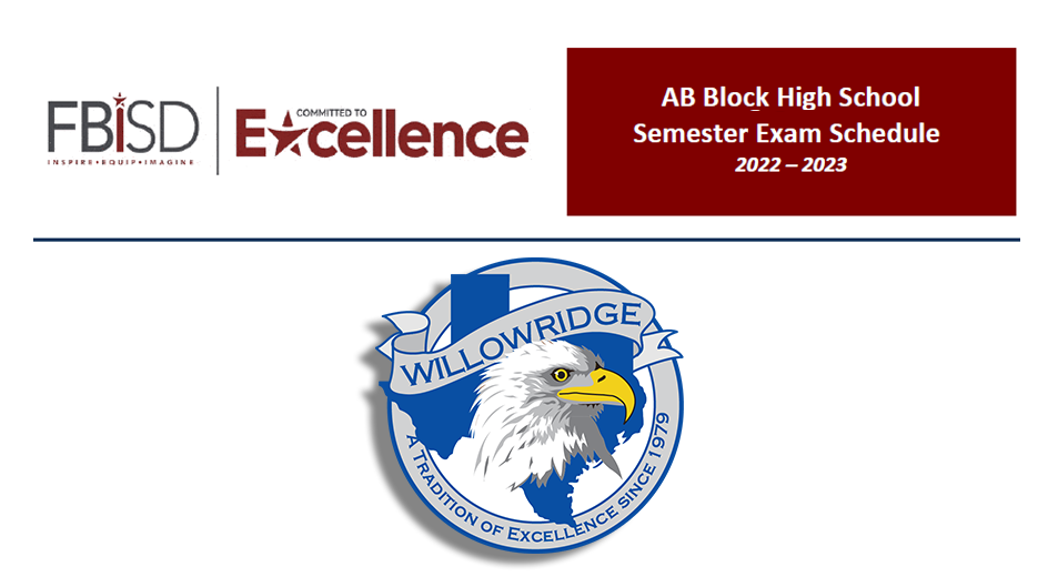  WHS Final Exam Schedule